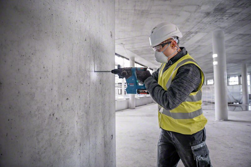 Akku-Bohrhammer 18V SDSplus Beton&#x3D;Ø24mm Stahl&#x3D;Ø13mm Holz&#x3D;Ø30mm 2,4J