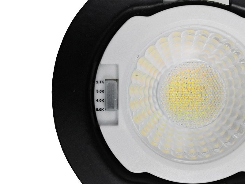 LED-Einbaustrahler 8W 2700-6000K 900lm Konv ws 1LED Alu IP65 mt RF:hochglänzend