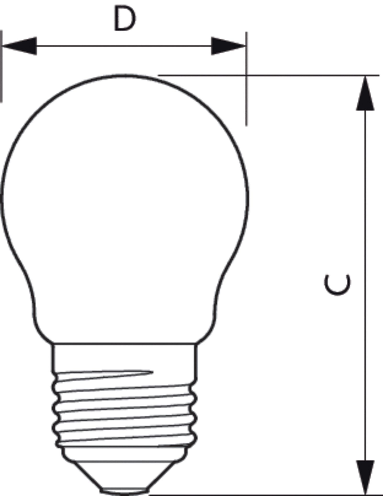 LED-Kugellampe FM E27 P45 2,5W ws kl AC 2200-2700K 340lm D Filamentlampe dimmbar