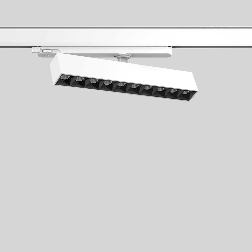 LED-Schienenstrahler 25W BeamLine Slim 3000K Dimmung DALI 2LEDs 2050lm Alu IP20