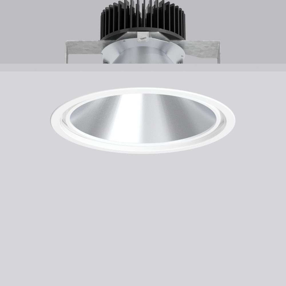 LED-Einbaustrahler 11-39W Pascala EVO ws 4000K 5150lm 1LED Alu IP20 mt RF:matt
