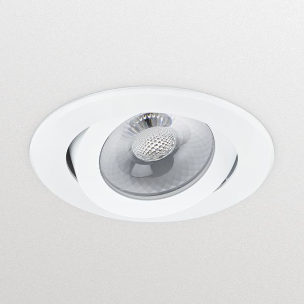 LED-Einbaustrahler 7,2W CoreLine 3000K 680lm Konv Dimmung 1-10 V 1LED Alu IP44