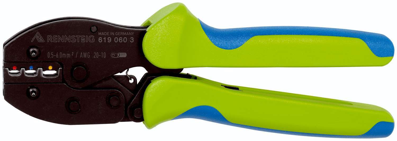 Presszange hand-hydr 215m AWG20-10 Kabelschuh/Verb 0,5-6qmm