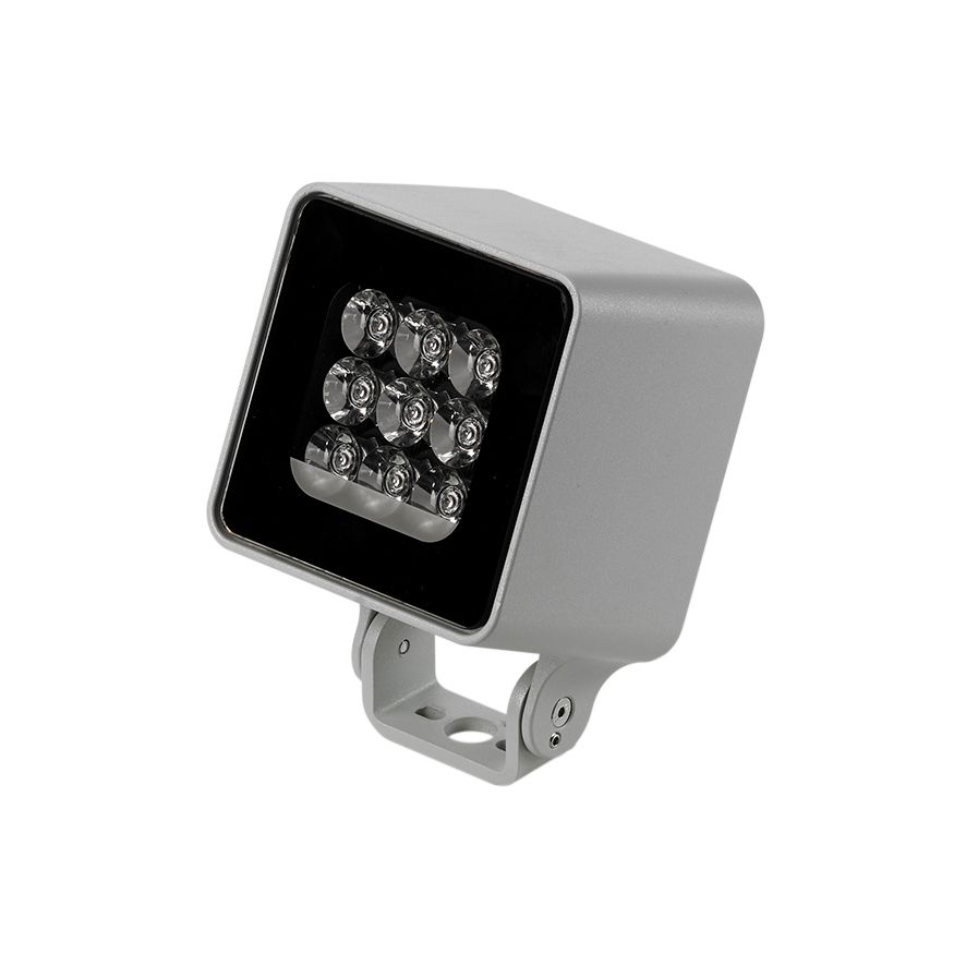 LED-Anbaustrahler 23W 3000K 1460lm Konv si mt 1LED Alu IP65 RF:hochglänzend