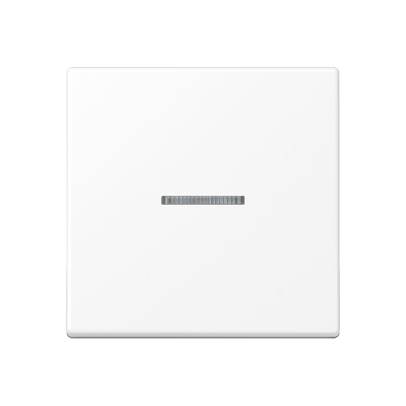 Bedienelement 1f schn-ws m.Abd mt f.Dimmeins Geeignet für Dimmeinsatz