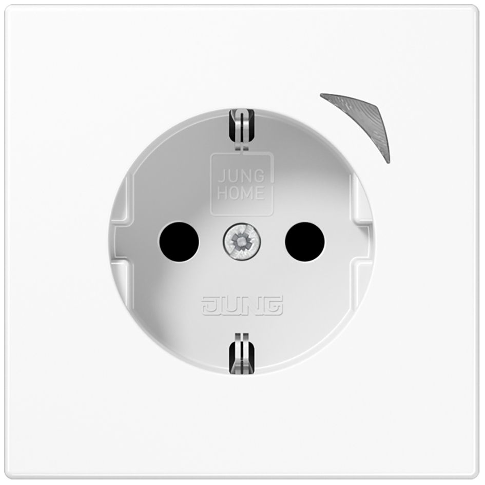 Steckdose 1f alu mt UP m.BS IP20 vert Mit erhöhtem Berührungsschutz