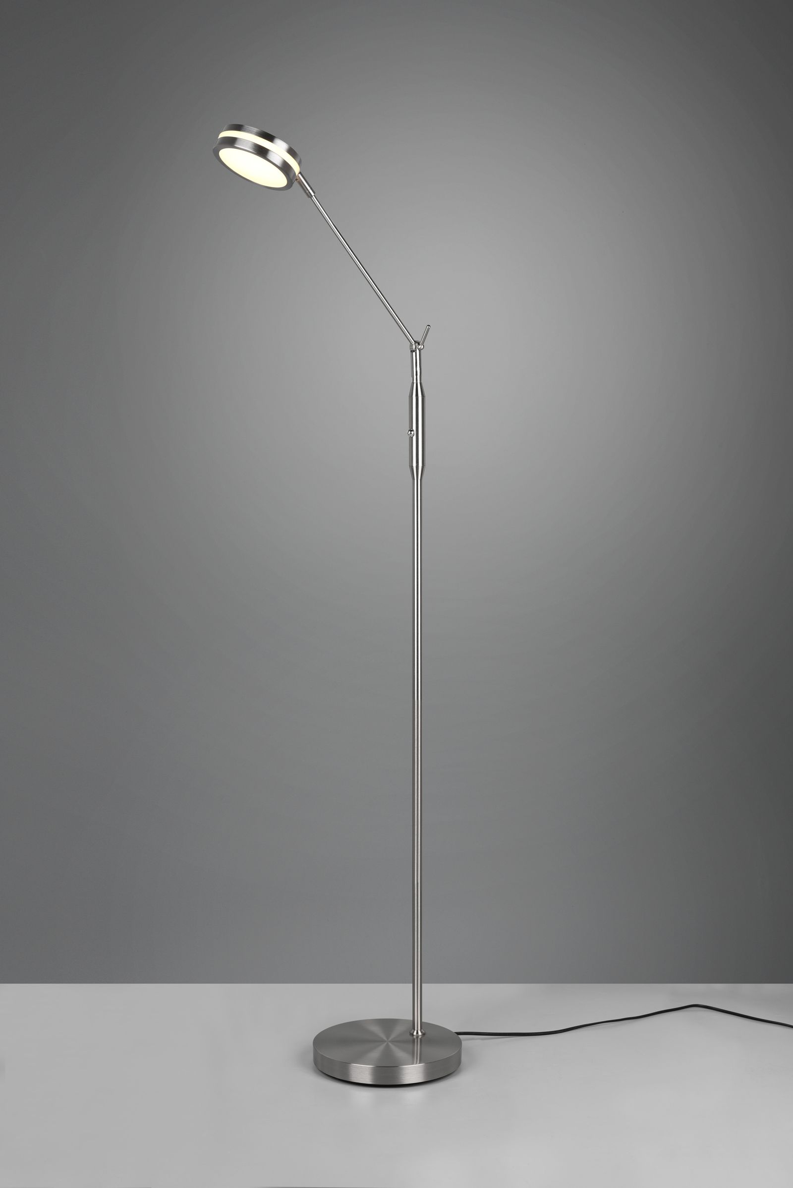 LED-Stehleuchte 6,5W FRANKLIN 2700-4000K 1LED 650lm elektr.Trafo direkt nickel