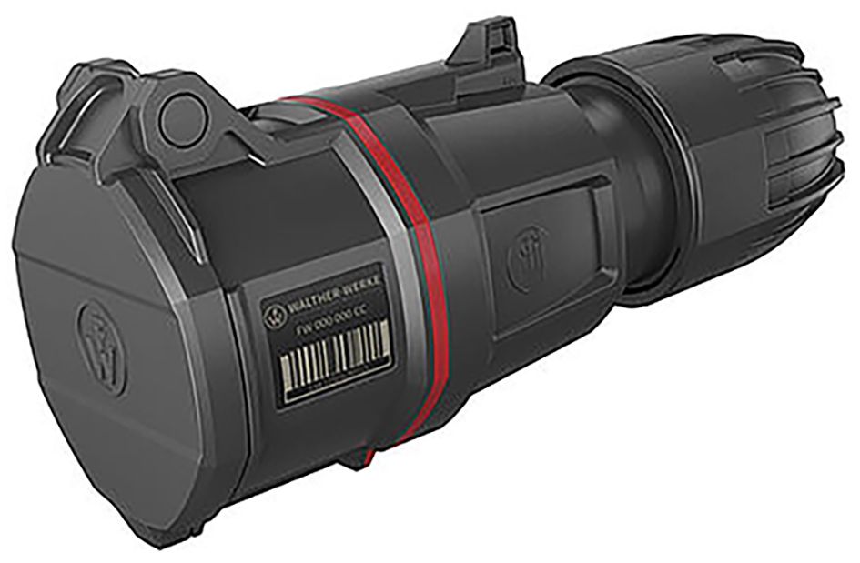 CEE-Kupplung 5p 32A IP54 IP54 400V/rt 6h Schraubkl ger Kst Knickschutztülle