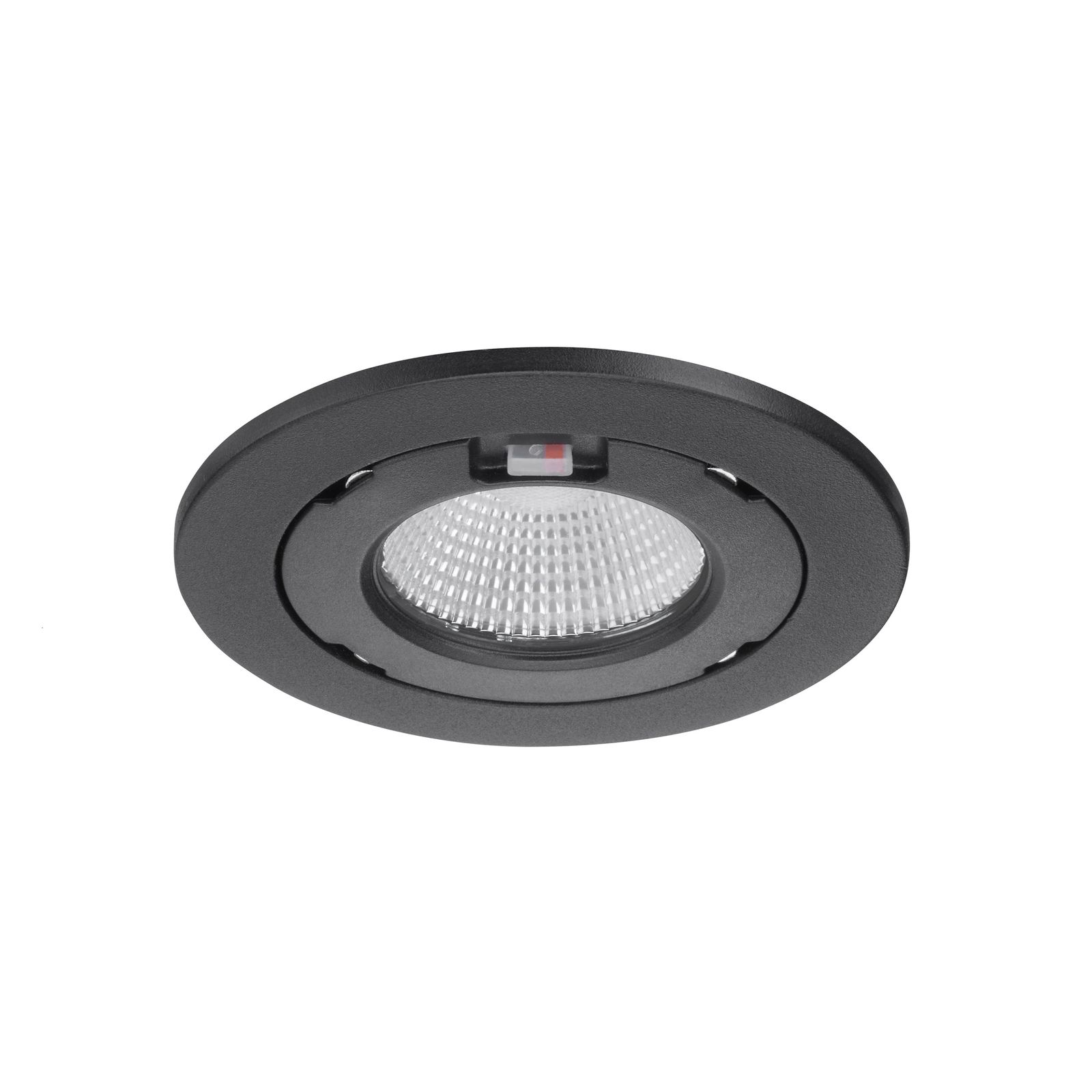 LED-Einbaustrahler 4,5W 2700-4000K 510lm Konv sw 1LED Alu IP44 mt RF:hochglänzend