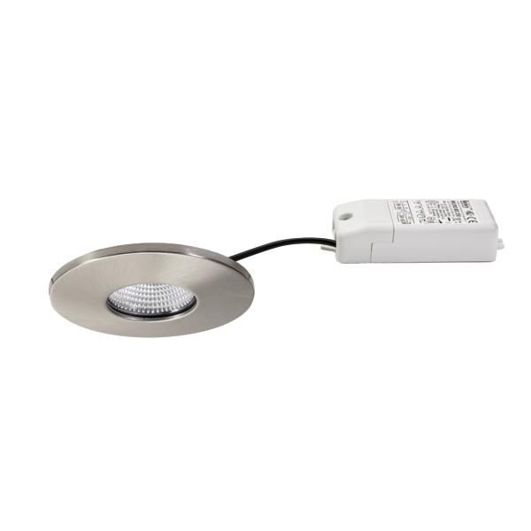 LED-Einbaustrahler 4,5W 2700-4000K 510lm Konv ni 1LED Alu IP44 mt RF:hochglänzend