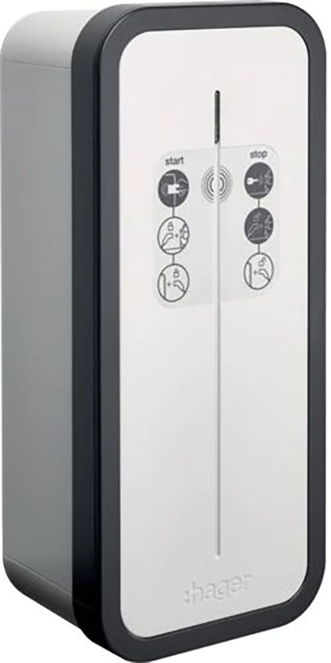 Wallbox 22kVA 3ph witty 1f 22kW/Ladep IP55 250,5x553,5x173mm Wandmont Kst IK10