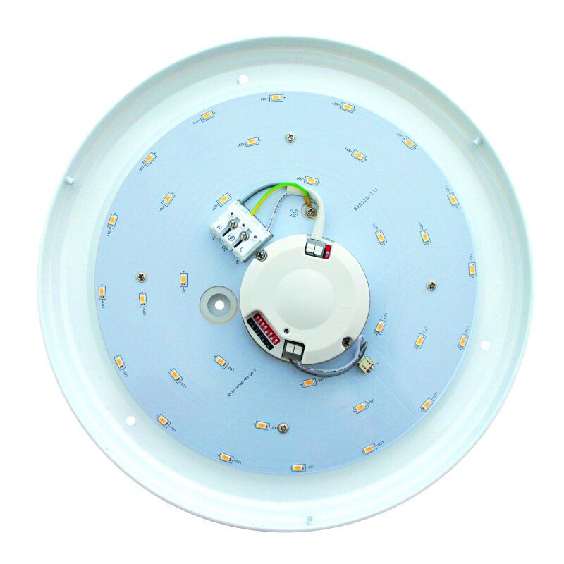 LED-Sensorleuchte LUNAsensor 18W 2340lm 3000-5700K ws Konv IP44 BWM Ø330x95mm