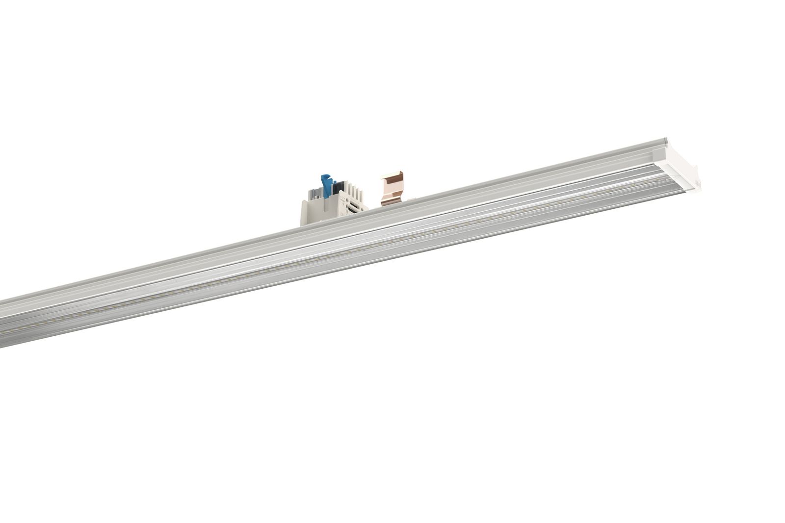 LED-Geräteträger 58W 4000K 8979lm 1LED Konv elektr.Trafo IP20 ws 67x1500x64mm