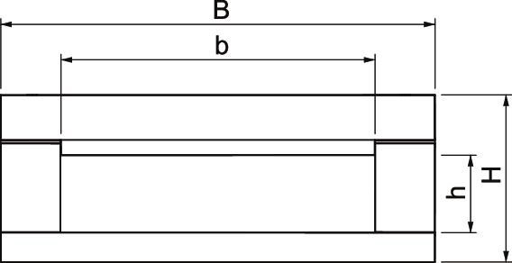 Brandschutzkanal I90 E30 unbeh 290x110mm L1000mm schraub Glasfaser-Leichtbeton