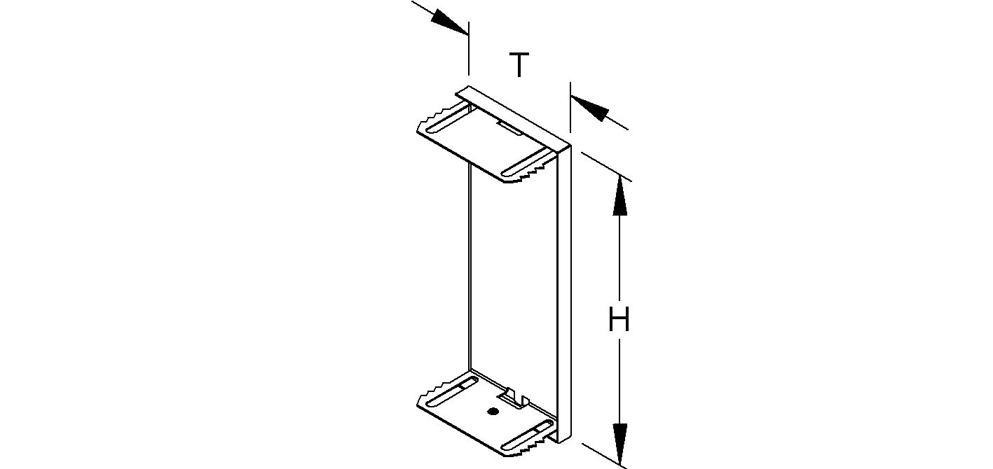 Endstück GEB-K 135x70mm ST li/re hfr vz