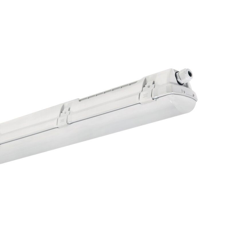 LED-Feuchtraumleuchte MISTRALbasic 45W 3000K 7190lm ws Konv IP66 1455x98x84mm