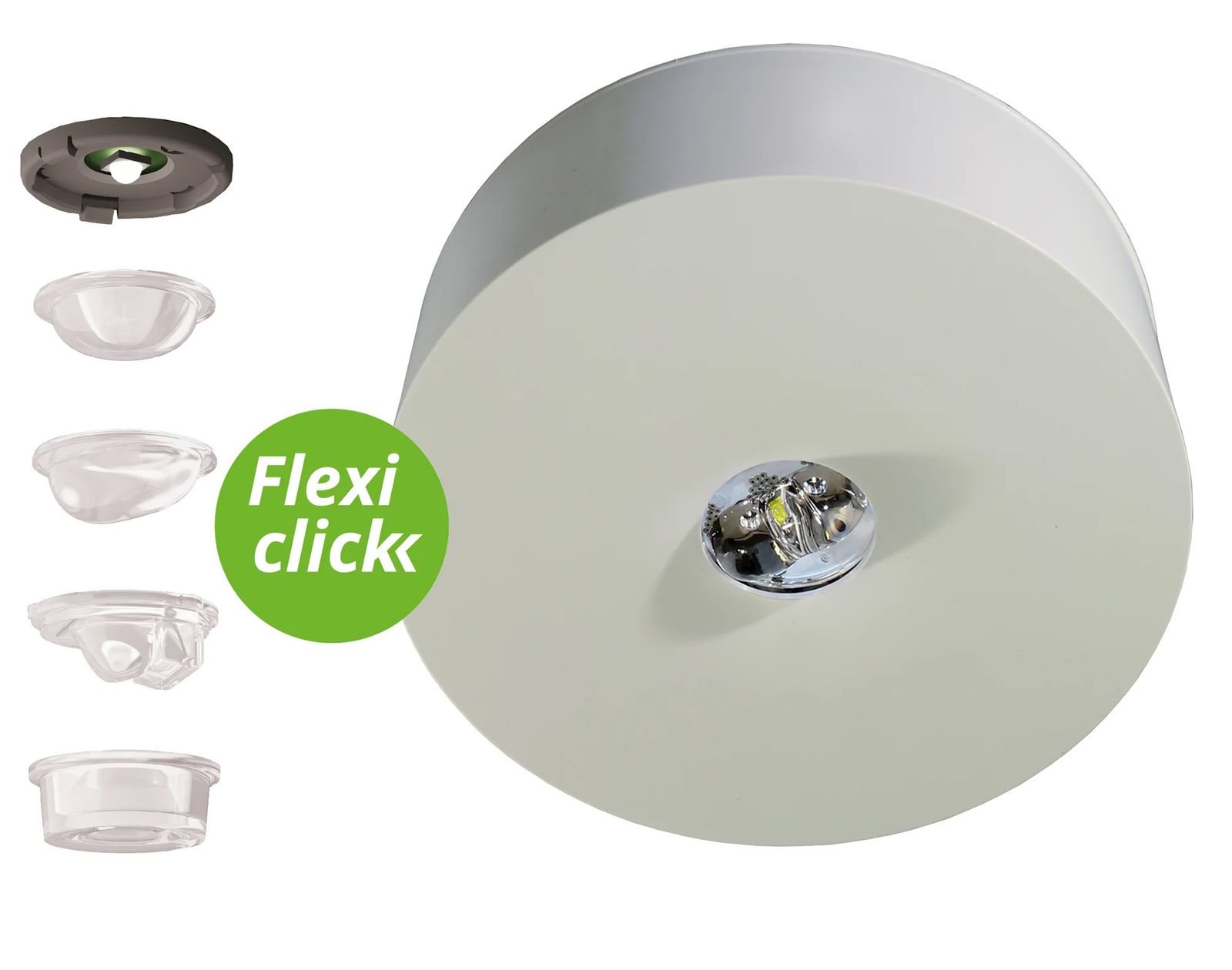 LED-Sicherheitsleuchte 3W 4000K 130lm IP40 1LED Deckenanb auto.Selbstt dezentr