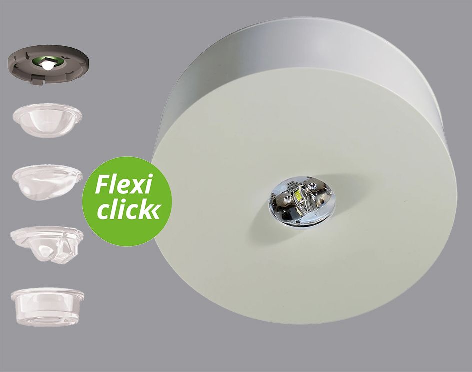 LED-Sicherheitsleuchte 3W 4000K 130lm IP40 1LED Deckenanb auto.Selbstt dezentr