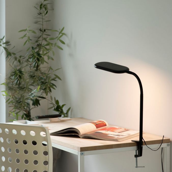 LED-Schreibtisch 10W KELLY 3000-6000K sw 800lm 1LED elektr.Trafo Mit Dimmer m.LM