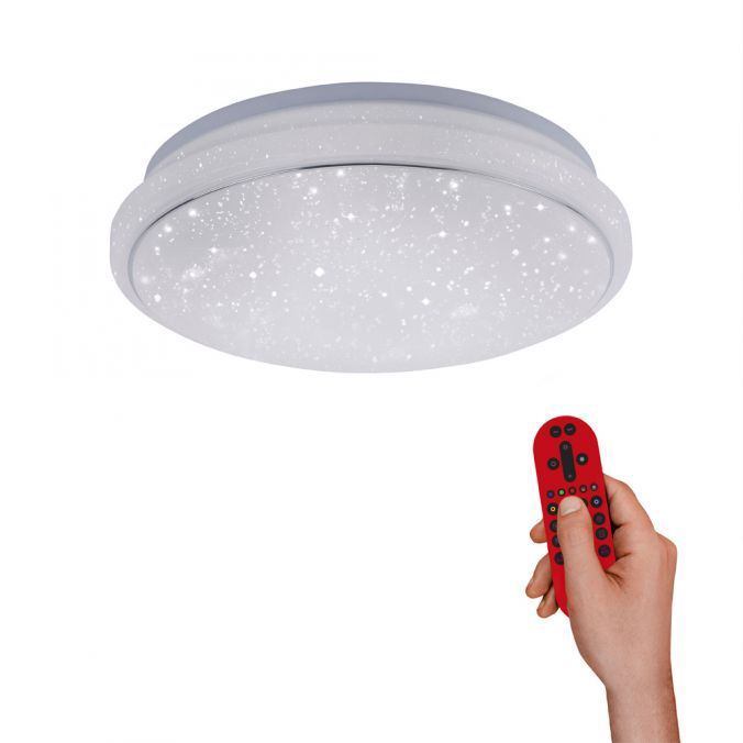 LED-Deckenanbauleuchte Ls-JUPI 18W RGBW 2700-5000K 1000lm ws Konv IP20 Ø350x85mm