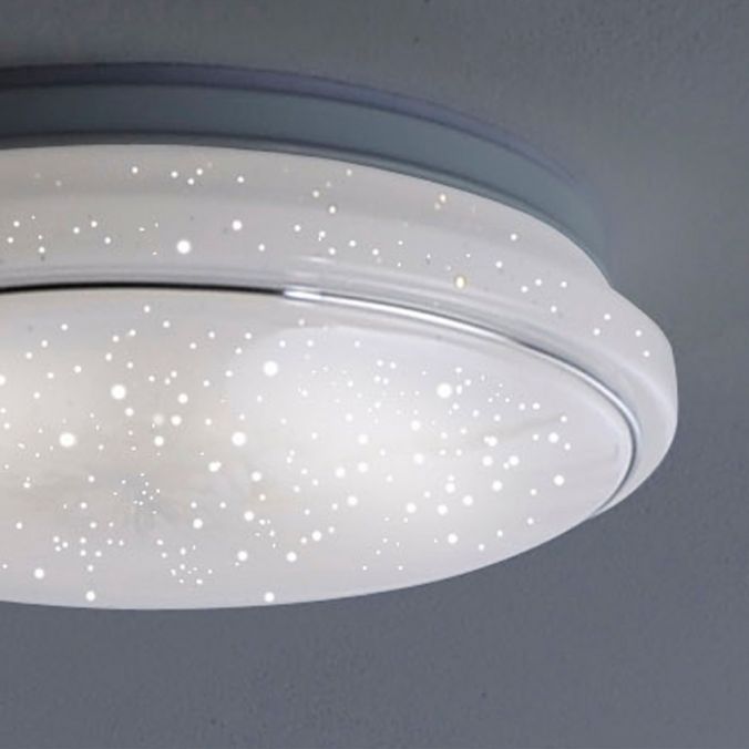 LED-Deckenanbauleuchte Ls-JUPI 18W RGBW 2700-5000K 1000lm ws Konv IP20 Ø350x85mm