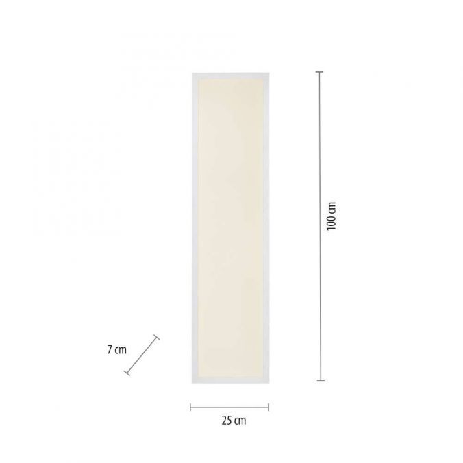 LED-Panel 1000x250mm FLAT 28W 2700-5000K 1750lm ws Konv IP20
