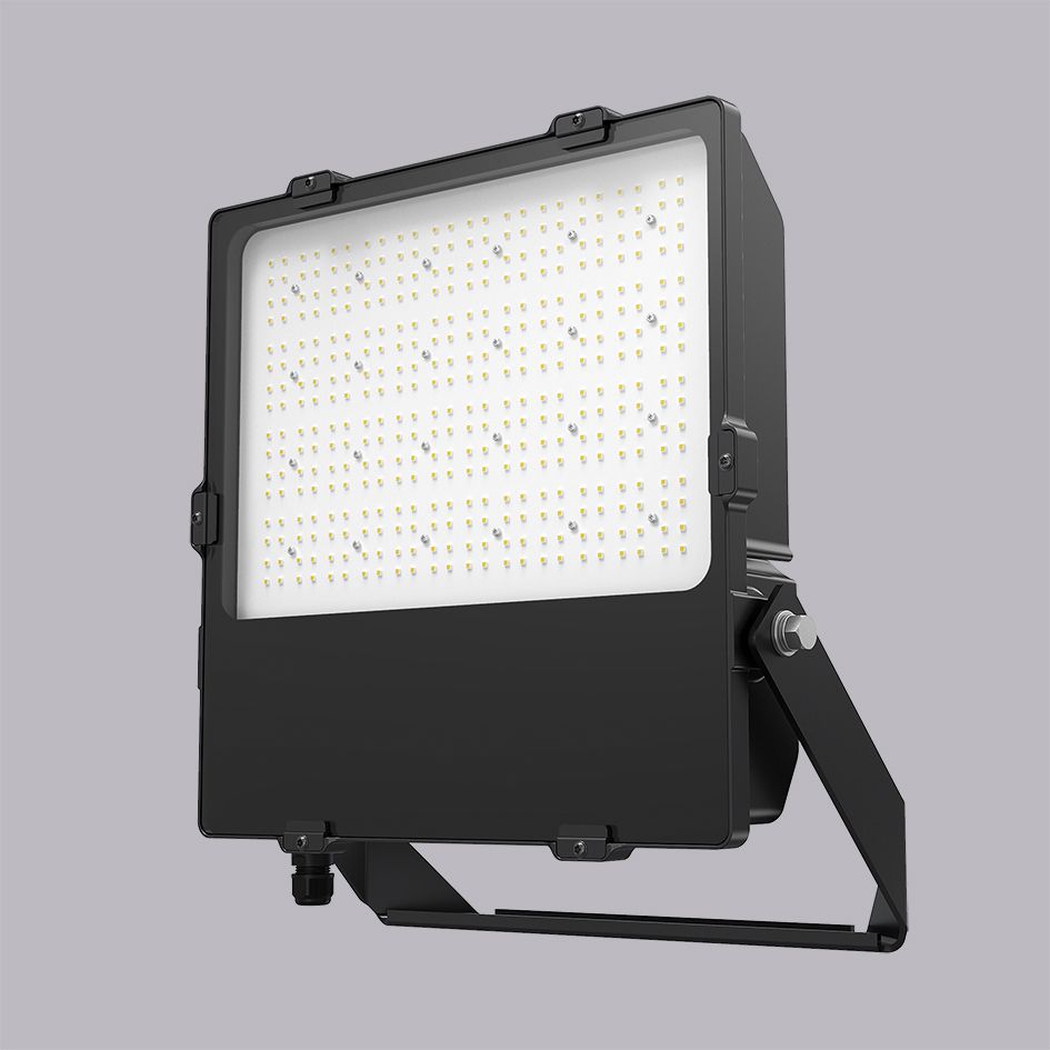 LED-Anbaustrahler 150W LENSplus 3000K mt Konv sw 1LED Alu IP66 Direktans