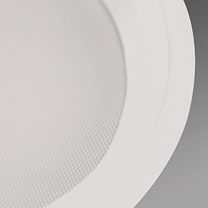 LED-Einbaustrahler 16W 3000K 1861lm Konv ws mt 1LED Alu IP44 breitstrahlend