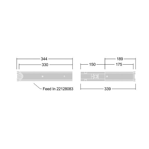End-Einspeisung ws 533mm