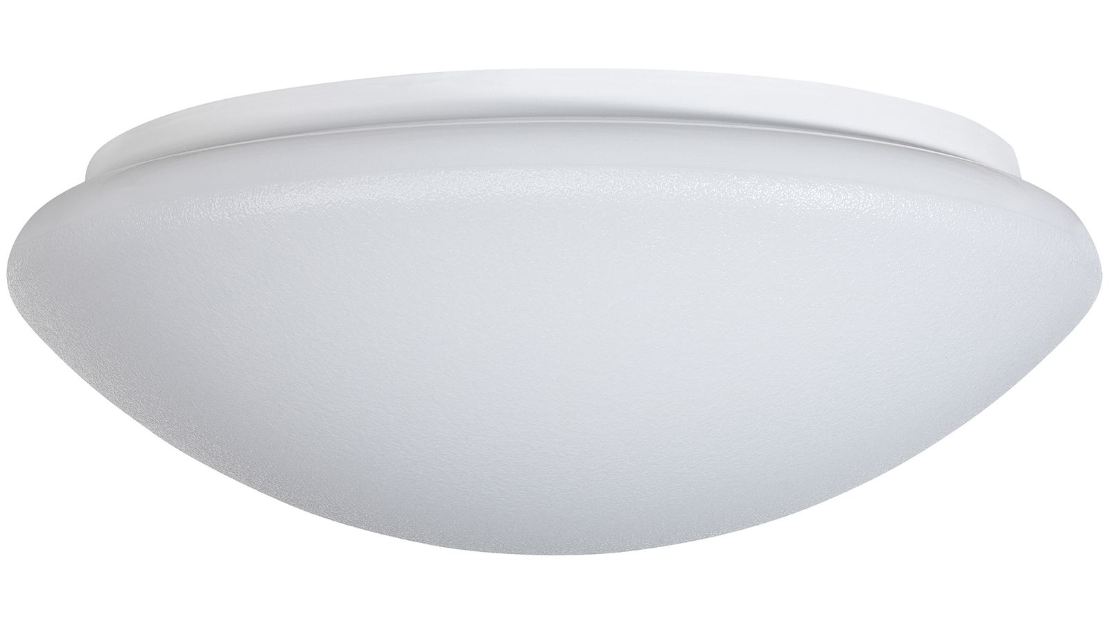 LED-Kunststoffleuchte 15W 4000K 1900lm ws Konv IP40 Ø300x105mm