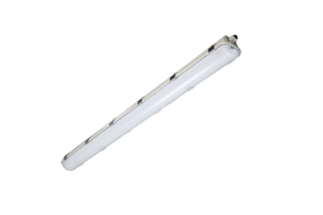 LED-Feuchtraumleuchte 24W 4000K 3650lm gr Konv IP66 1455x95x84mm