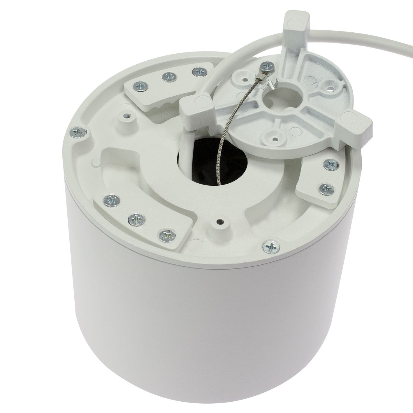 LED-Deckenanbauleuchte 20W 4000K 1915lm ws Konv Dimmung DALI IP20 Ø190x120mm