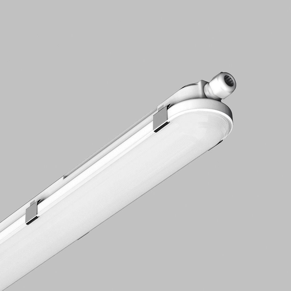 LED-Feuchtraumleuchte 33W 4000K 4763lm gr Konv Dimmung DALI IP65 1240x85x78mm