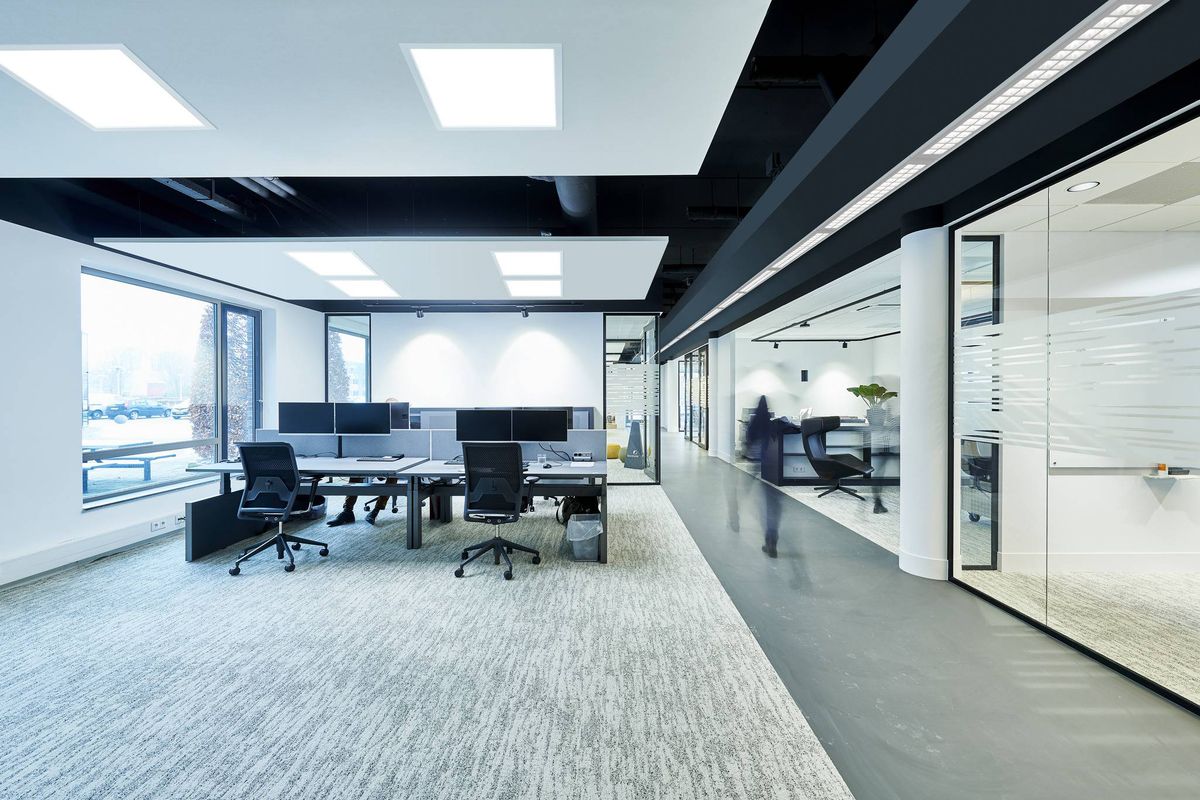 LED-Ein-/Anbauleuchte 22W 4000K 3000lm ws Konv Dimmung DALI IP40 620x620x22mm