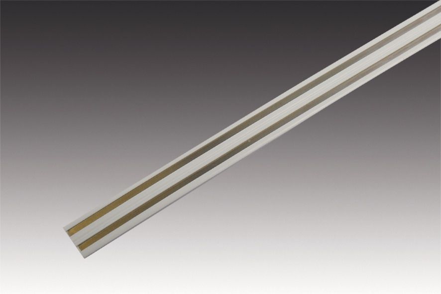 Stromschiene 1ph 1500mm ws 24V Kst 16x3,2mm rechteck