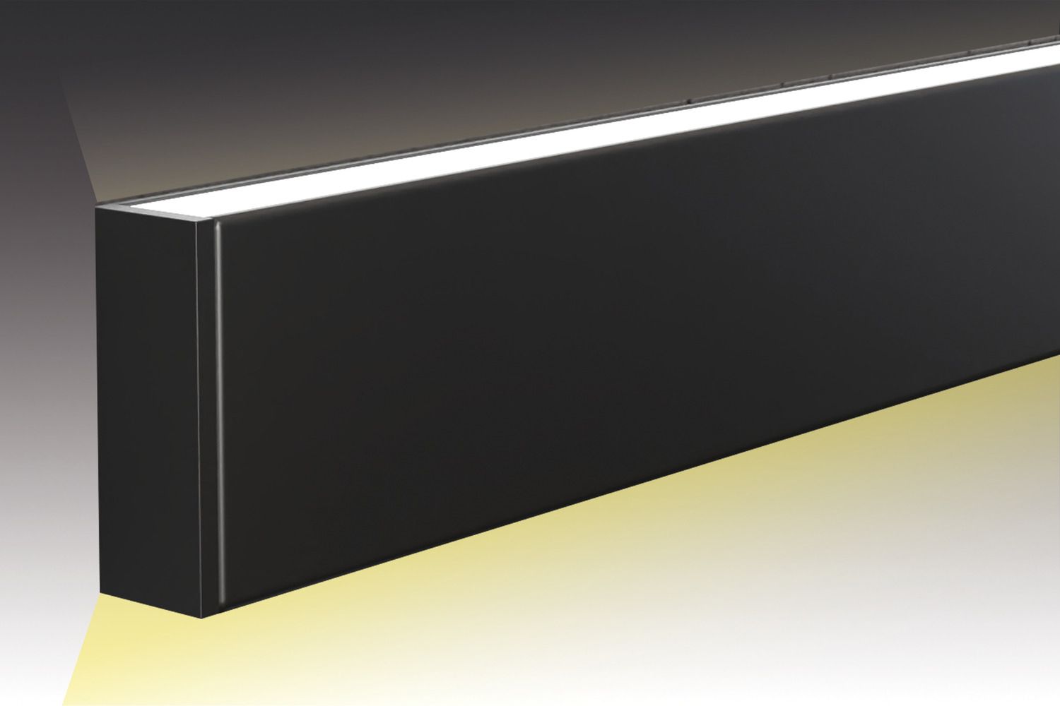 LED-Wandanbauleuchte 16,8W 2700-5000K sw 745lm IP20 1200x73x33mm