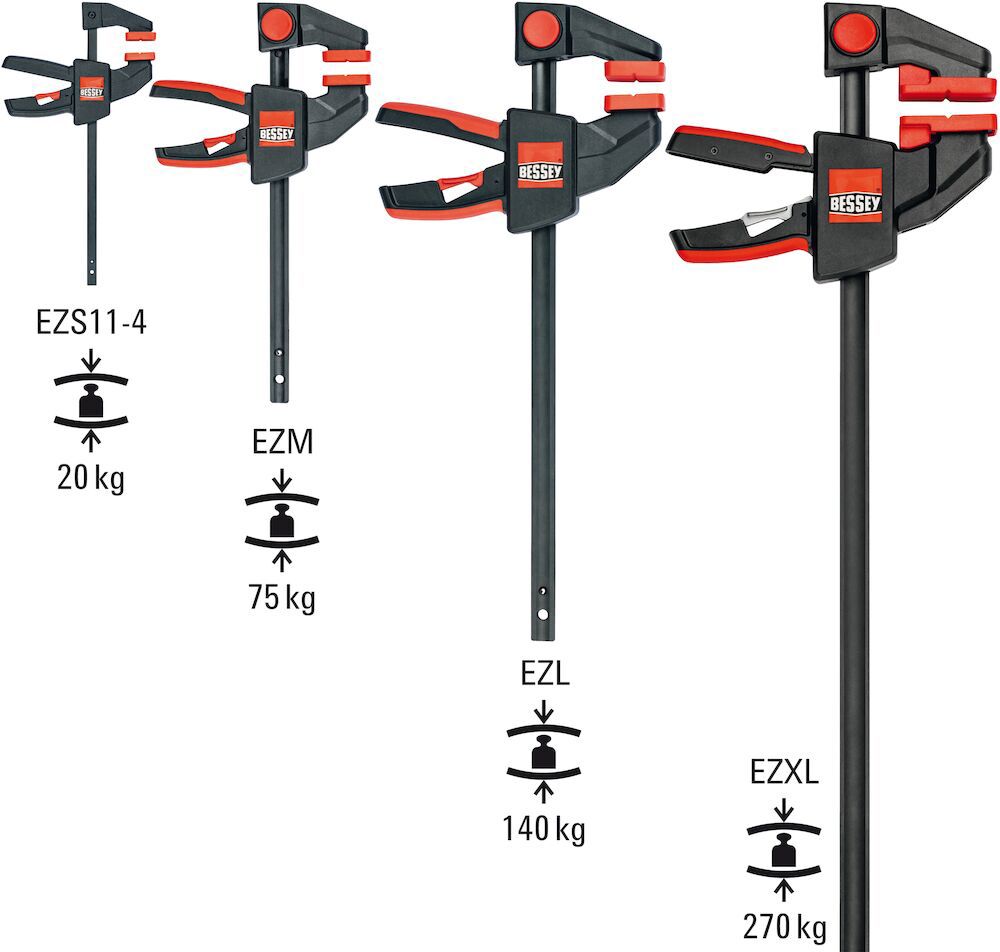 Schraubzwinge 0-600mm Einhand