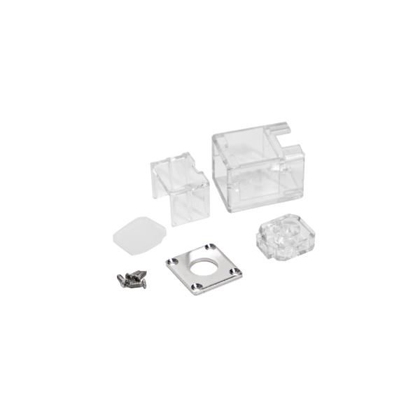 Endkappe tra Kst L27,9mm B20,4mm transp H19,4mm