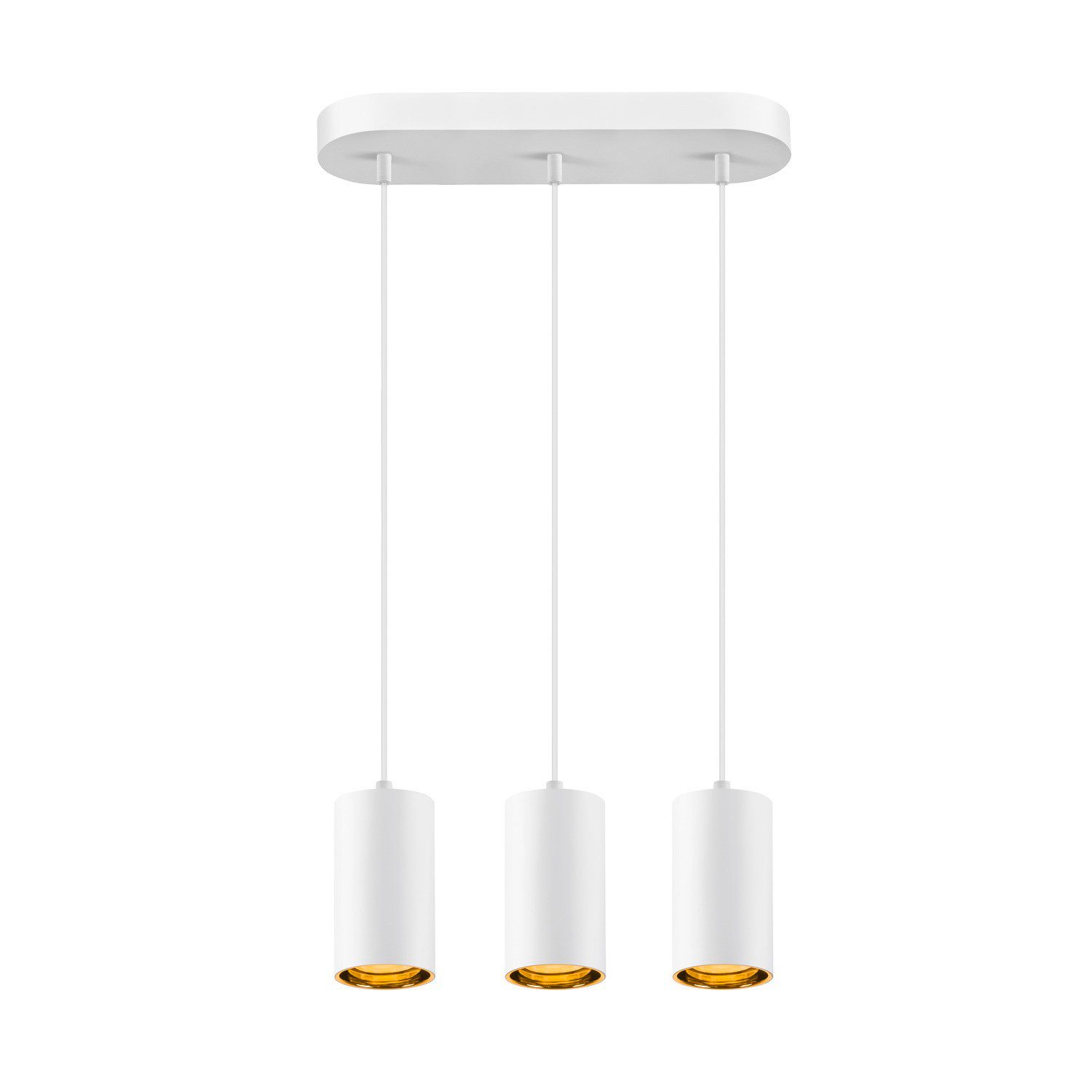 LED-Pendelleuchte 10W GU10 sym IP20 3LEDs LED austauschbar Ø70mm 70x70x125mm