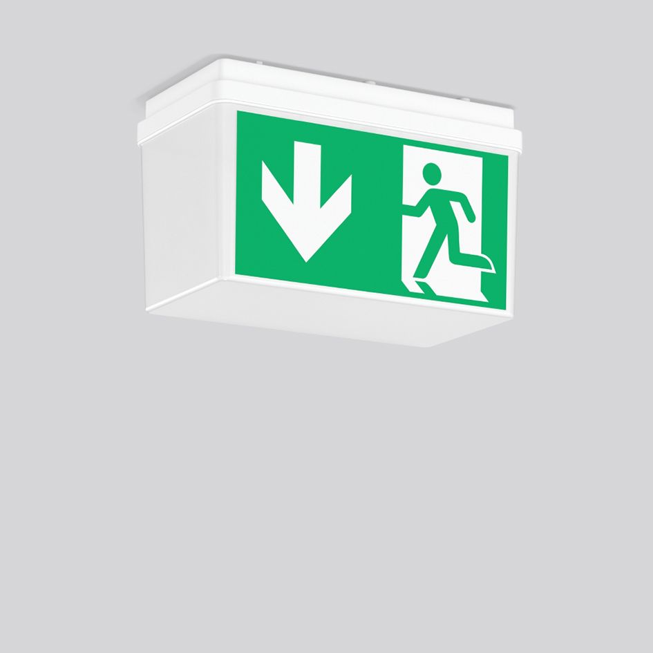 LED-Sicherheitsleuchte GSUN 3 4W 6500K IP54 1LED Wandanbau/Deckenanbau 21m