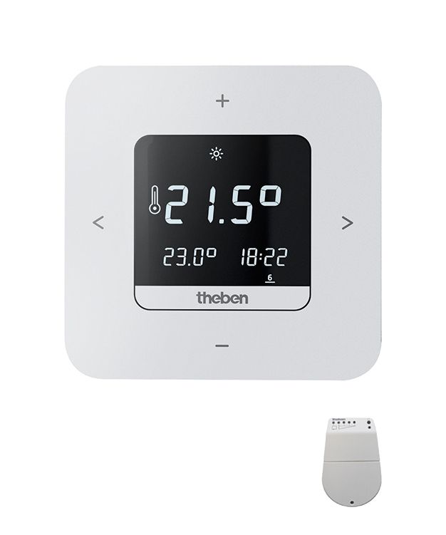 Uhrenthermostat digi 250V Schließer IP20 ws 2-30°C 16A 0,2-5K