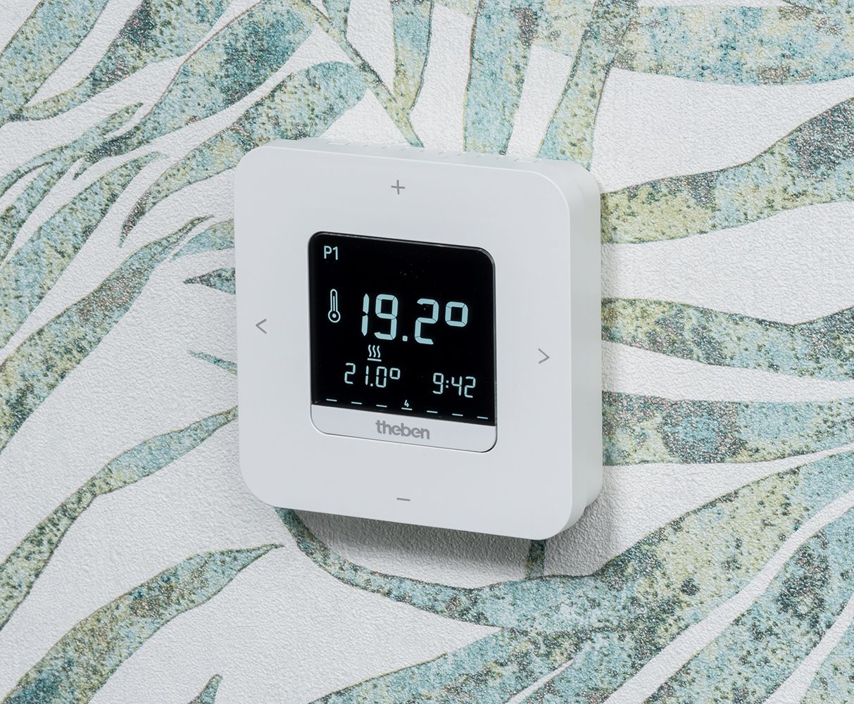 Uhrenthermostat digi 250V Schließer IP20 ws 2-30°C 16A 0,2-5K