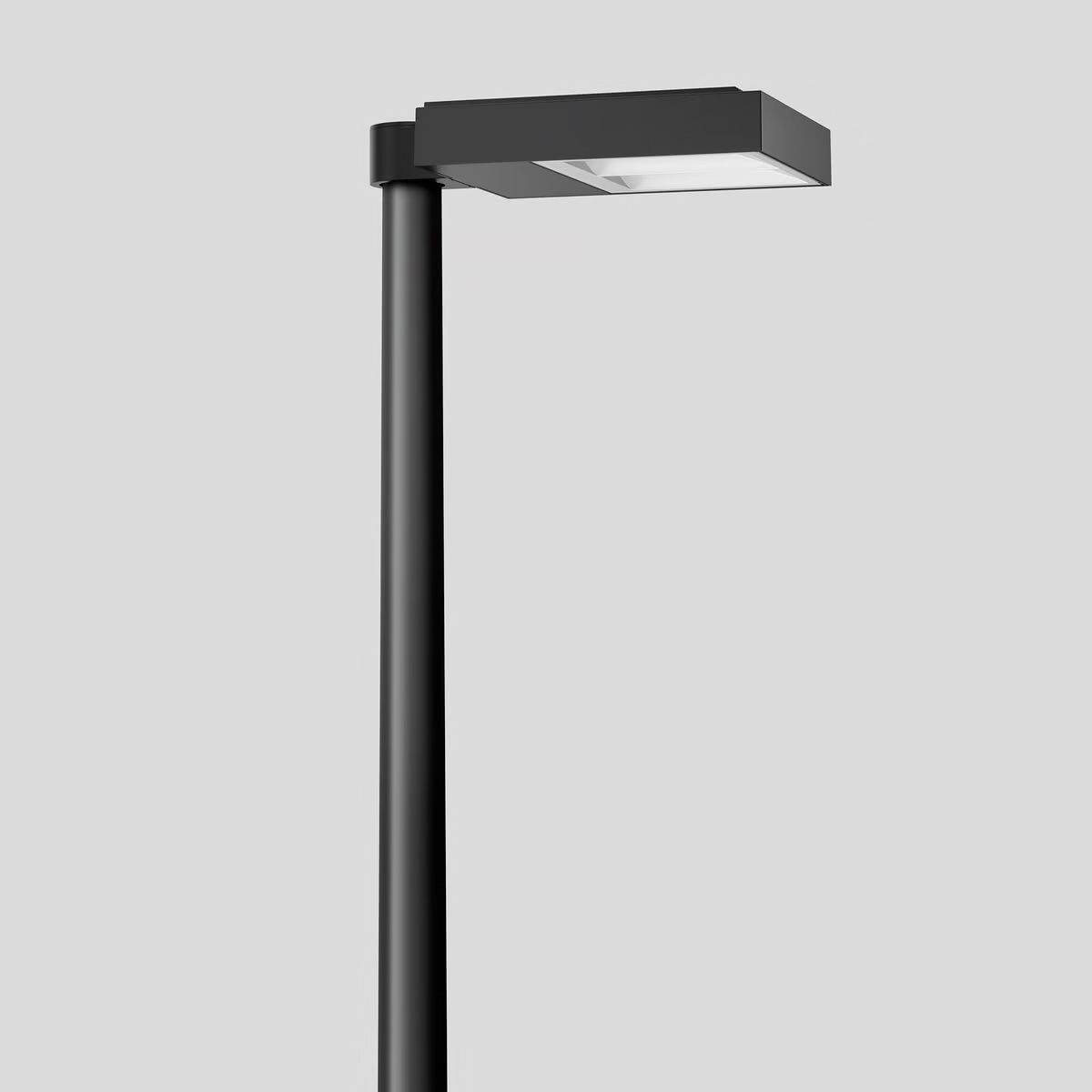 LED-Aufsatzleuchte 61,5W 76mm 3000K EVG 8262lm graphit Alu Gl_tr IP66 II