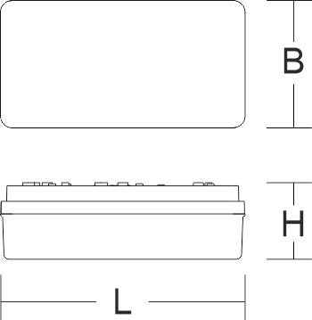 LED-Sicherheitsleuchte GSUN 3 3,9W 4000K 200lm 1LED Wandanbau/Deckenanbau 21m