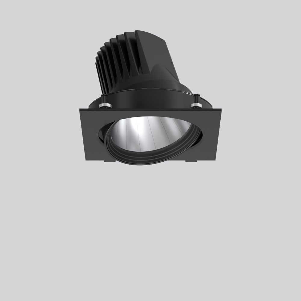 LED-Einbaustrahler 25W MAGCARDO 3000K sw 3250lm Dimmung DALI 1LED Alu IP20 mt