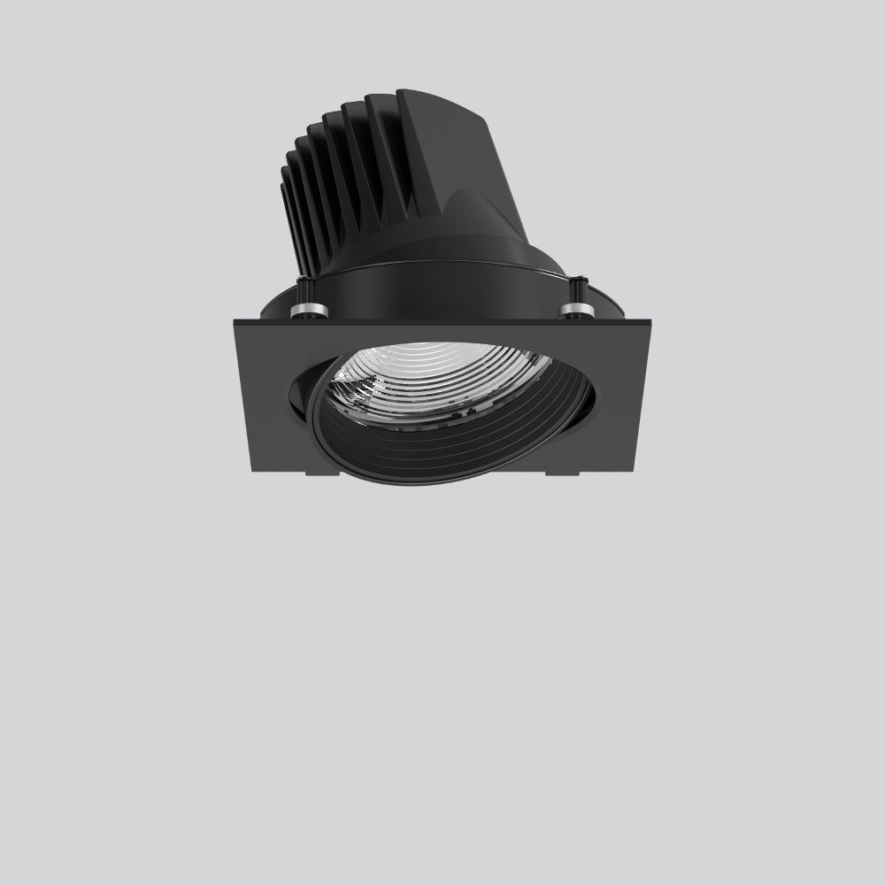 LED-Einbaustrahler 35W MAGCARDO 4000K sw 3800lm Dimmung DALI 1LED Alu IP20 mt