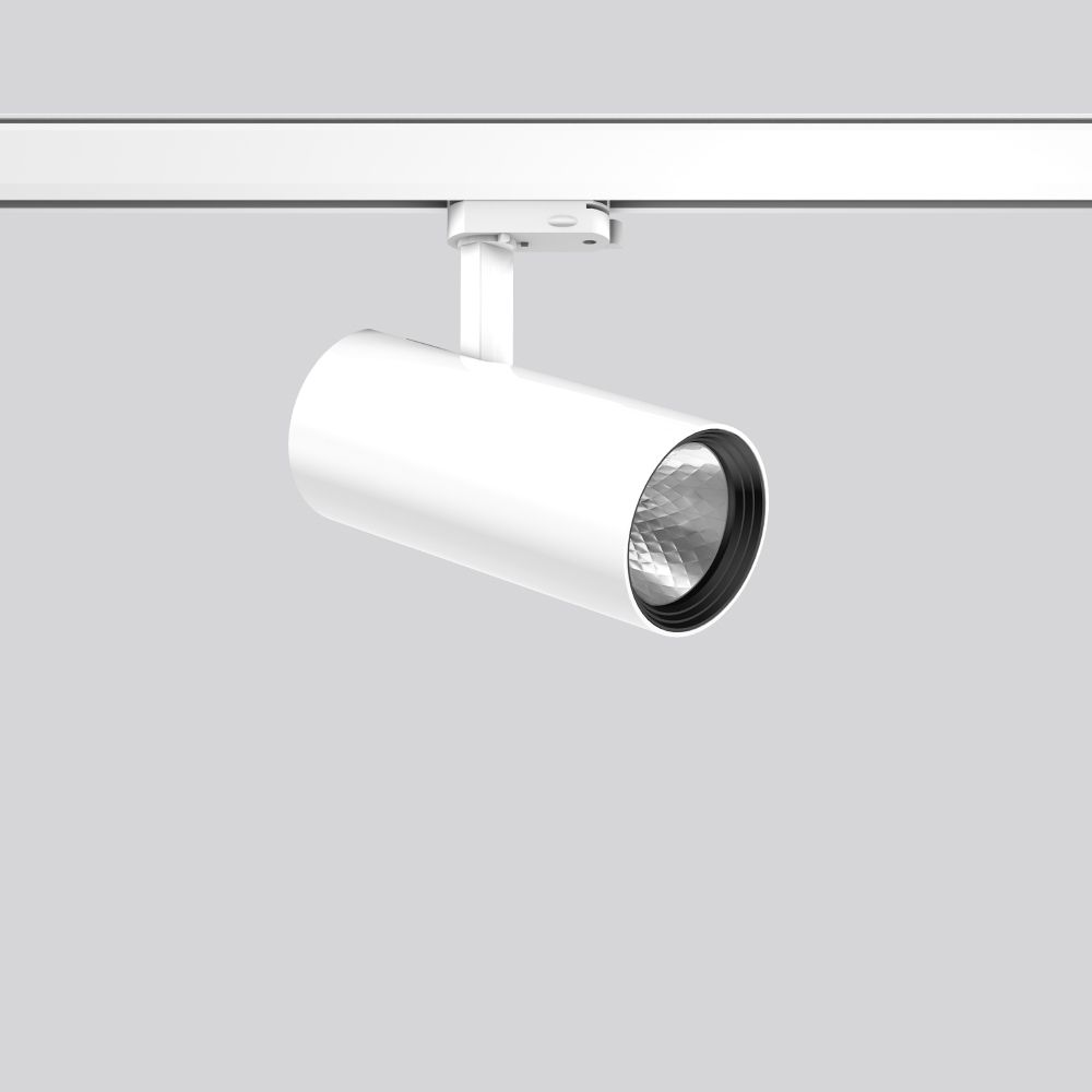LED-Schienenstrahler 20W DEECOS S 3000K 2550lm ws 1LED Alu IP20 mt 3Ph
