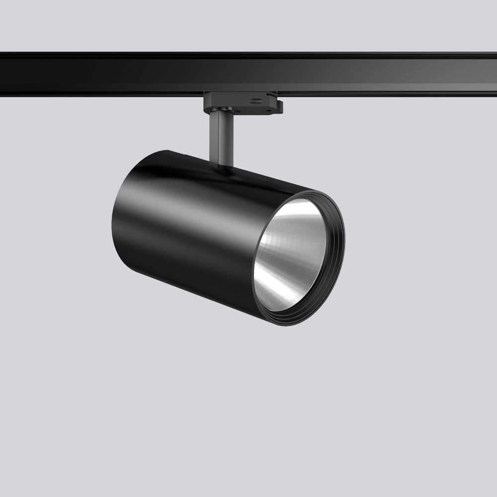 LED-Schienenstrahler 25W DEECOS S 4000K 3500lm Dimmung DALI 1LED Alu IP20 sw mt