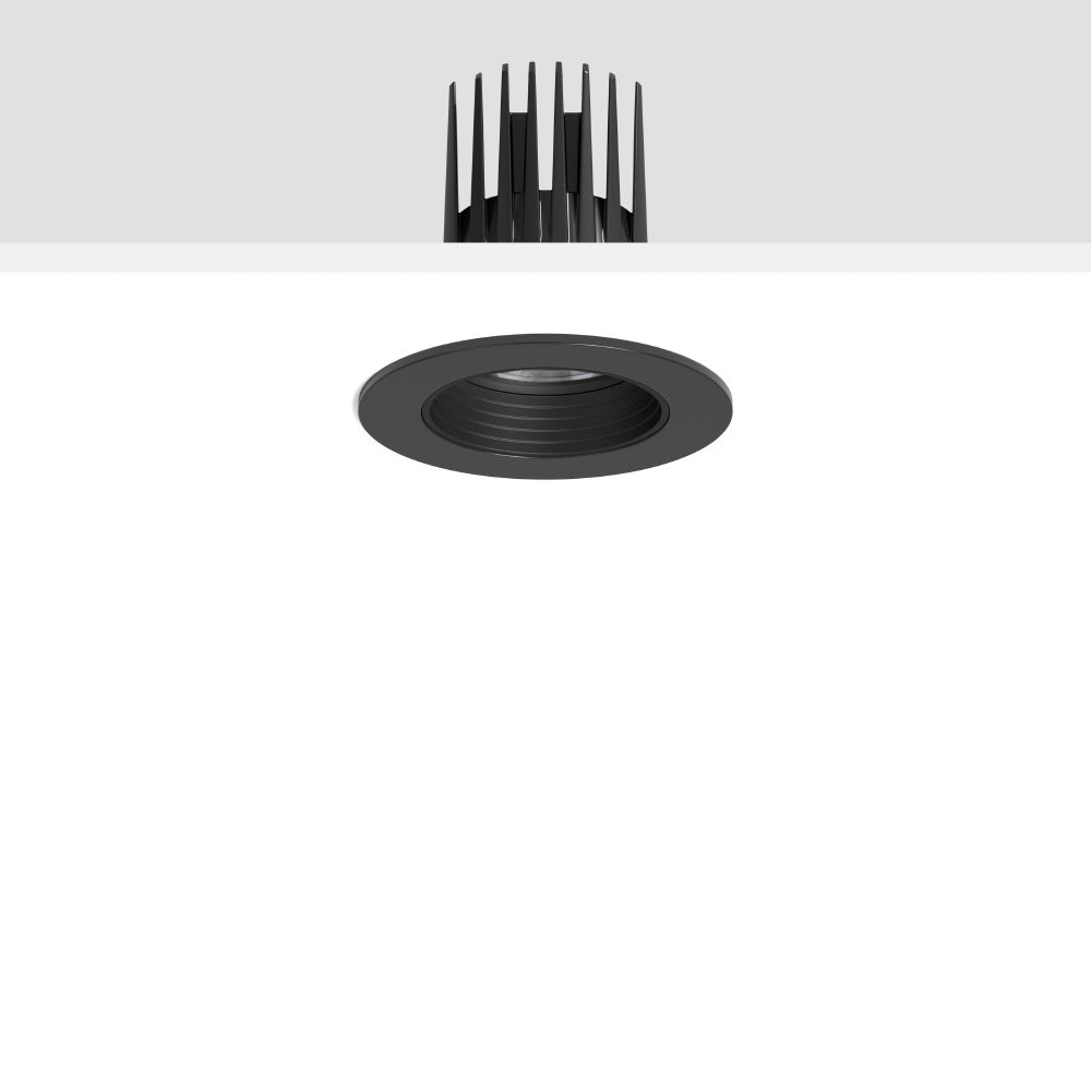 LED-Einbaustrahler 20W HELEDON 3000K Alu 2200lm Dimmung DALI 1LED IP20 sw mt