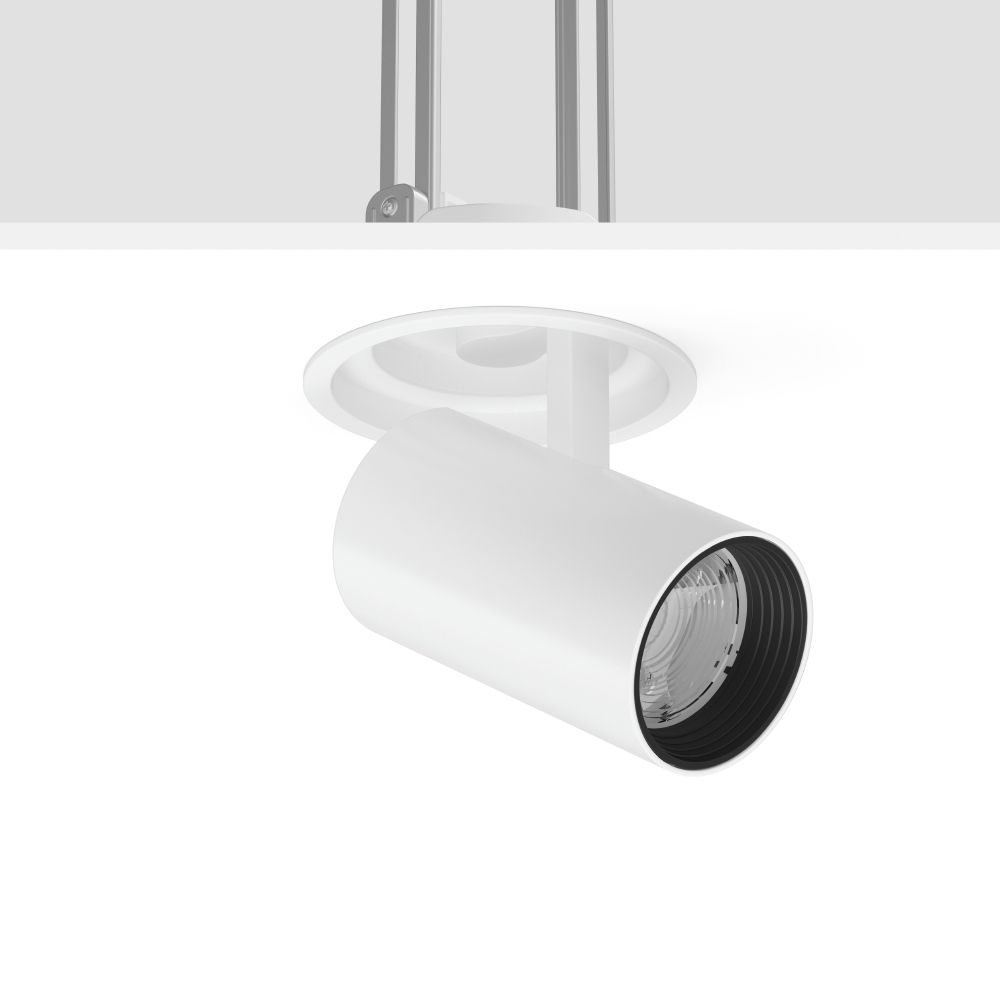 LED-Einbaustrahler 20W DEECOS 3000K 1LED 2050lm Konv Dimmung DALI Alu IP20 ws mt